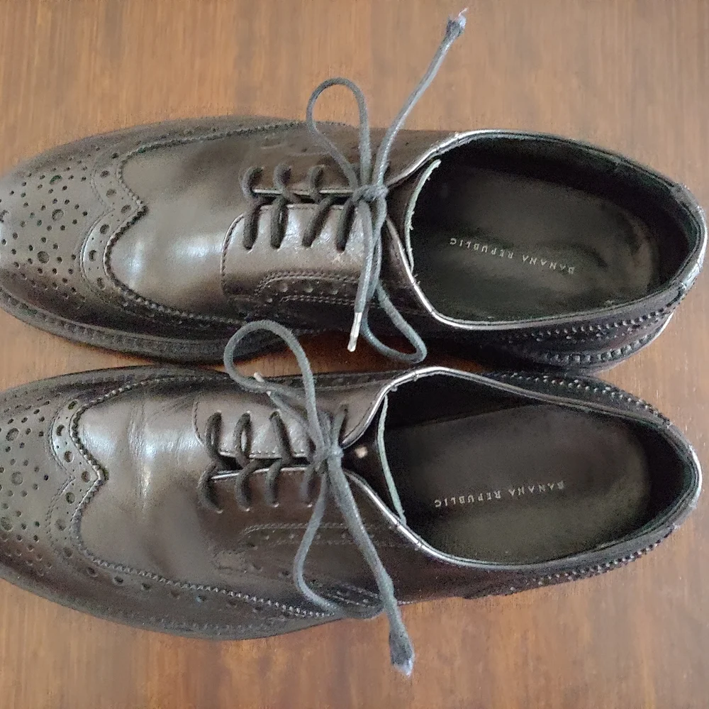 Banana Republic Leather Brogue Derby's mad in Italy - Picture 5 of 9